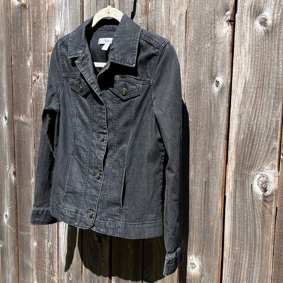 Croft & Barrow denim jean jacket size XS - Picture 8 of 17